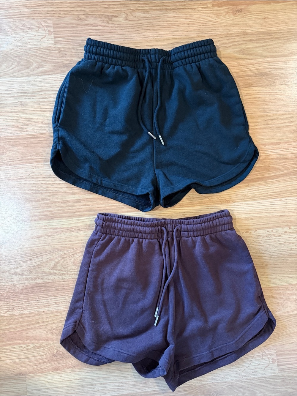 2 pairs of h&M lounge shorts